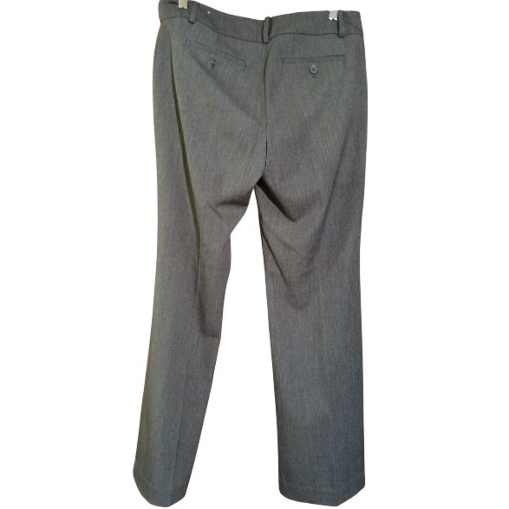 NWT LOFT "Original Dress Trouser" Gray Wide Leg 6P - Picture 3 of 12